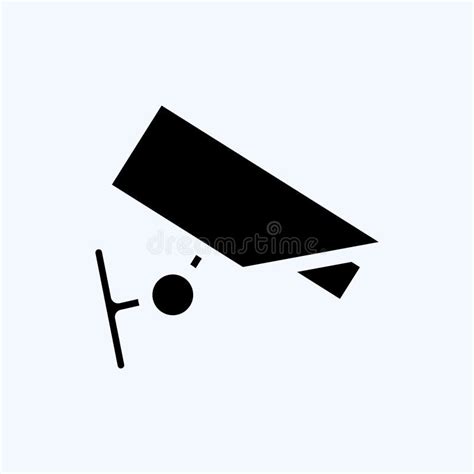 Icon Cctv Camera Suitable For Security Symbol Glyph Style Simple