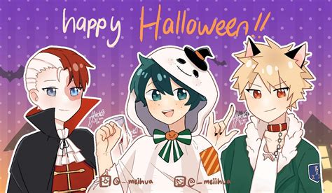 Happy Halloween 🎃 💘bakudeku Amino