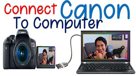 How To Connect Canon Camera To Computer Youtube
