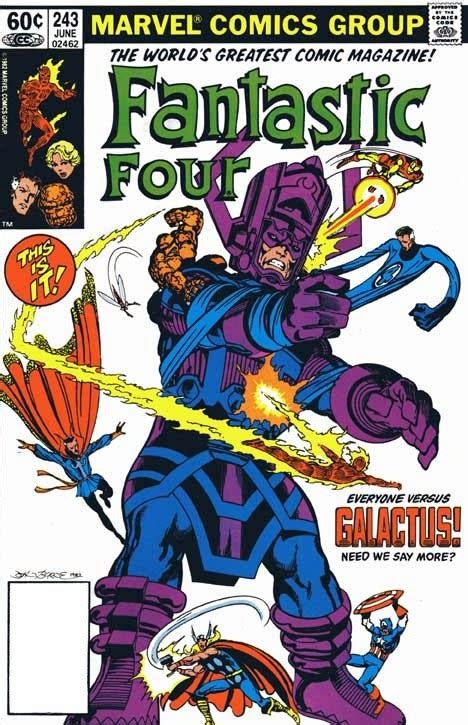 Marvel Comics Of The 1980s 1982 Anatomy Of A Cover Fantastic Four 243