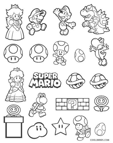 Kids love filling the coloring sheets of super mario with vibrant colors. Free Printable Mario Brothers Coloring Pages For Kids