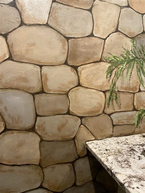 7 How To Paint A Stone Wall On Canvas References Paintxa