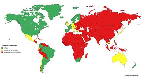the legality of gay marriage around the world mapporn my xxx hot girl
