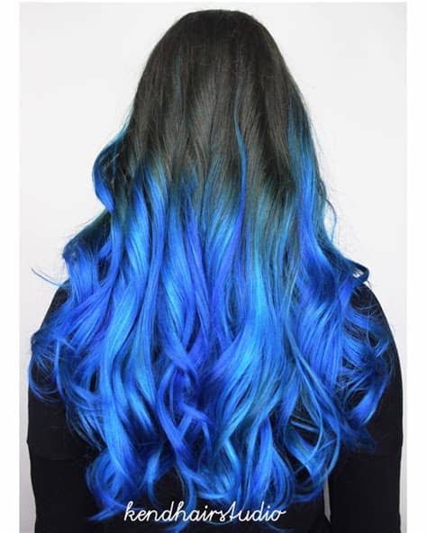 Also, more and more women are opting for blue and they. Blue Ombre Hair Color | Light and Dark Shades 2017