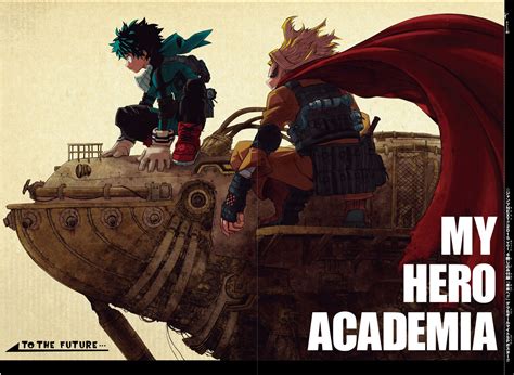 My Hero Academia Color Spread From Jump Next Bokunoheroacademia