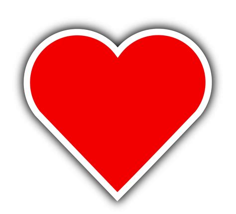 Clipart Simple Red Heart Clipart Best Clipart Best