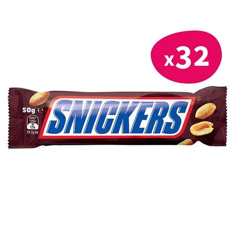 Your daily values may be higher or lower depending on your calorie needs. Snickers en barre 50g - My Candy Factory