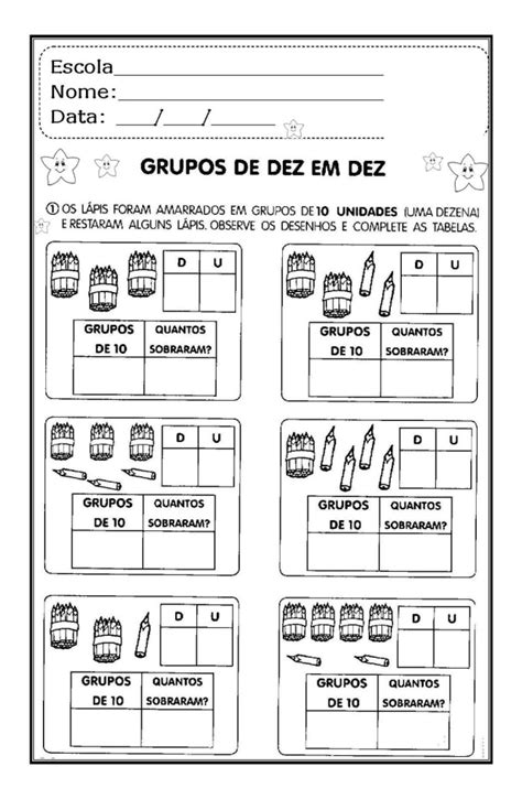 Plano De Aula De Matemática 2° Ano Unidades E Dezenas Curso