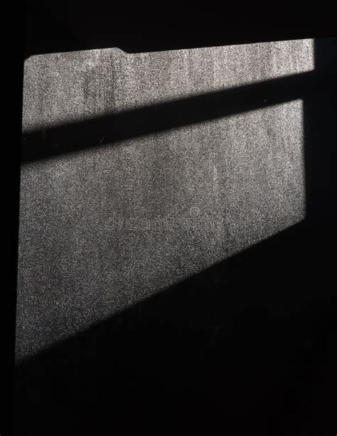A Window Shadow On The Gray Concrete Wall Stock Photo Image Of