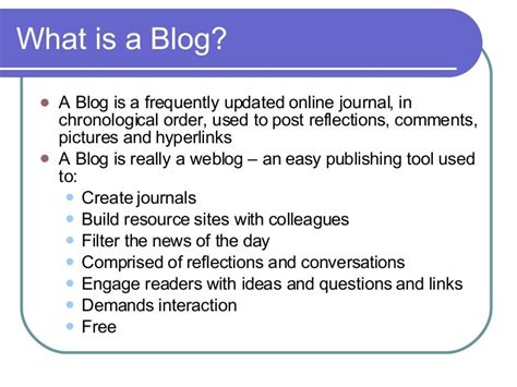 What Is A Blog