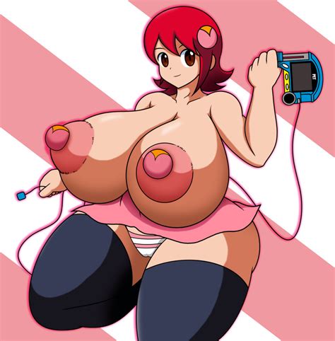 Rule 34 Female Large Breasts Mayl Sakurai Mega Man Mega Man Battle Network Plump S1 14 Solo