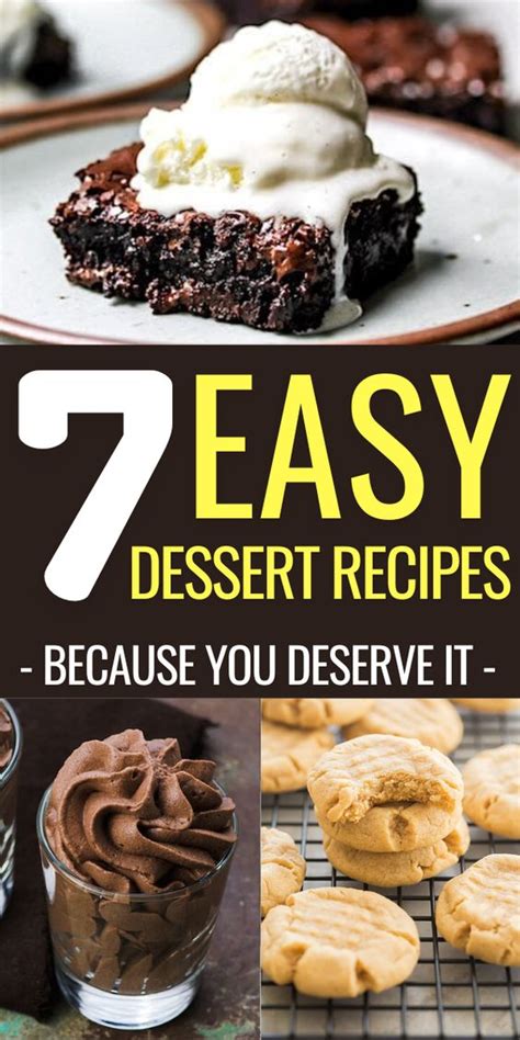 Easy Dessert Recipes − Quick And Simple With Few Ingredients Ecstatic Happiness