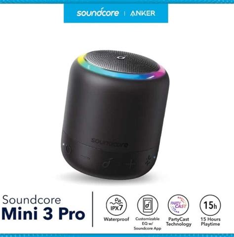 Anker Waterproof Soundcore Mini 3 Pro Bluetooth Speaker Bassup And
