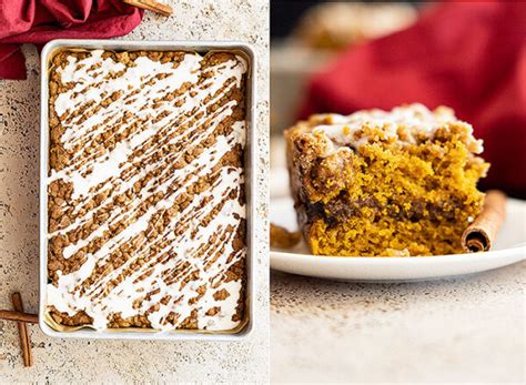 Pumpkin Coffee Cake With Crumb Topping Countryside Cravings