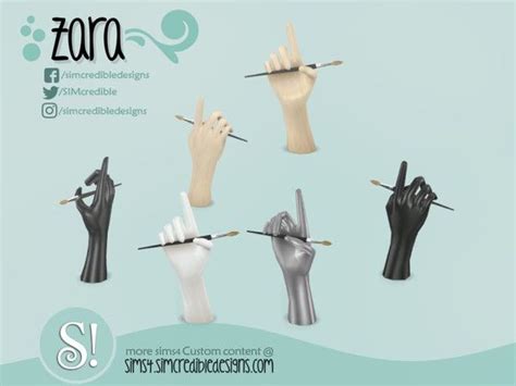 Simcredibles Zara Hand Sculpture In 2021 Sims 4 Sims Sims 4