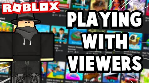 Roblox Live Playing With Viewers Youtube