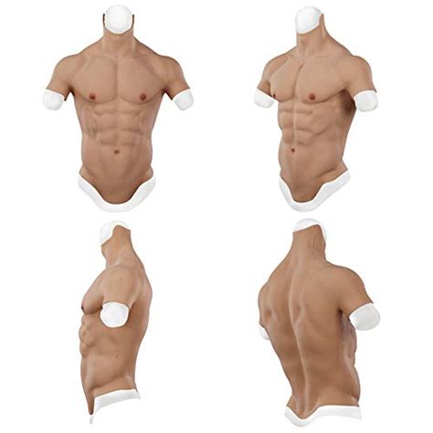 Yiqi Silicone Muscle Chest Realistic Male Chest Vest Abdominal Muscle