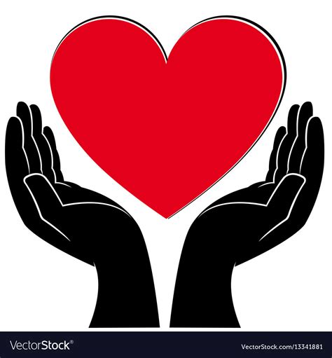 Hands Holding Heart Svg