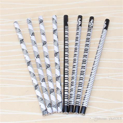 2021 Musical Note Pencil Hb Standard Round Pencil Music Stationery