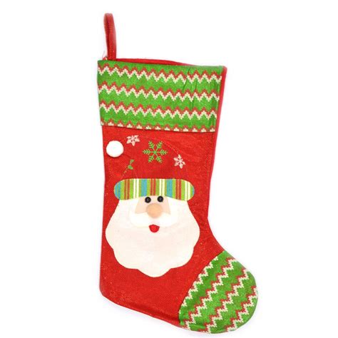 Traditional Christmas Stockings Design Xmas Fillers Socks Decorations