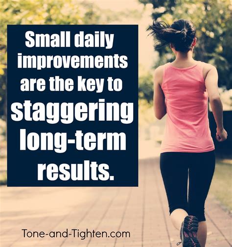 Fitness Motivation Daily Improvements Are The Key To Long Term