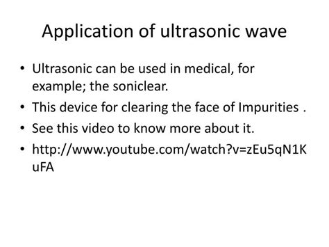 Ppt Ultrasonic Wave Powerpoint Presentation Id2404794