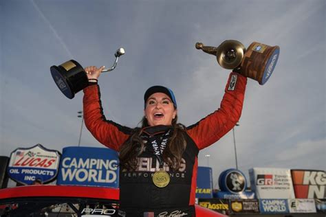 Nhra Pro Stock Veteran Erica Enders Lands First Win Of Season At Winternationals Erica Enders