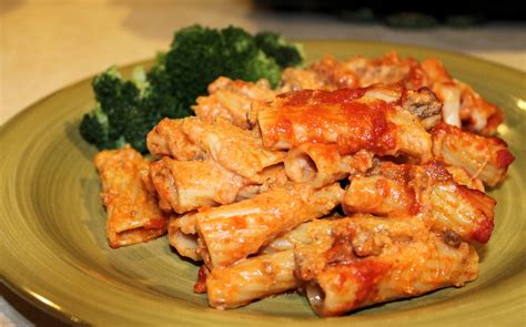 Omit sausage and add a can of fire roasted tomatoes and 10 ounces of thawed frozen spinach (well drained and. Quick Dinner-Ziti Bake - Just~One~Donna
