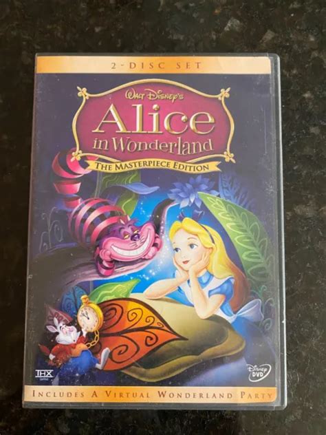 Disney Alice In Wonderland Dvd 2004 2 Disc Set The Masterpiece