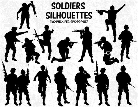 Military Silhouette Svg Soldier Svg Army Svg Military Etsy Images And Photos Finder