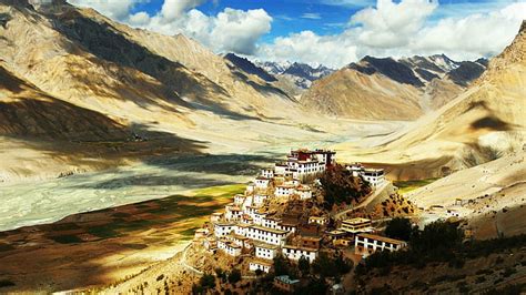 Hd Wallpaper Himalayas Monastery Tibet Wallpaper Flare