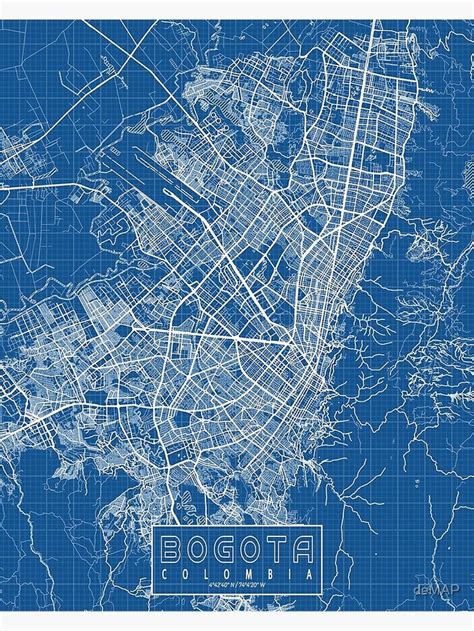 A Blueprint Map Of The City Of Atlanta