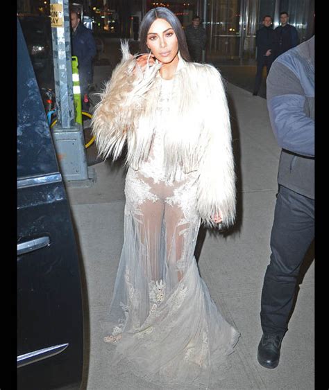 Kim Kardashian Leaves Little To The Imagination In See Through Gown Kim Kardashian S Sexiest