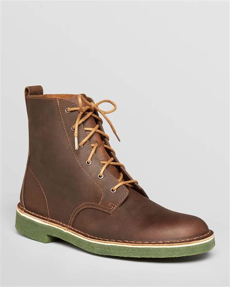 Clarks Desert Mali Leather Boots In Brown For Men Lyst