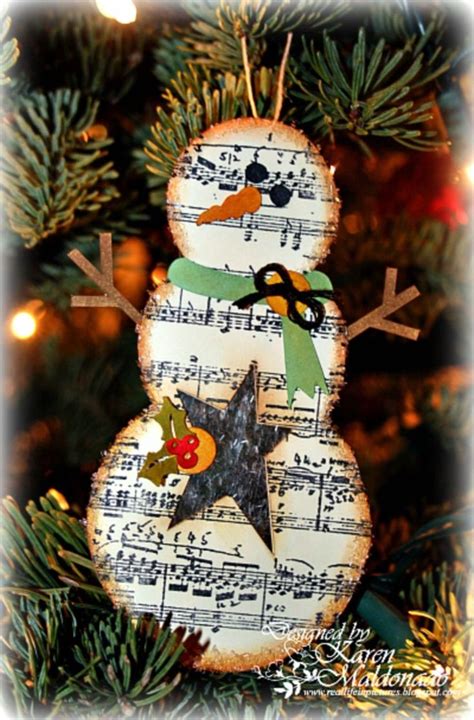45 Diy Snowman Ornament For Christmas Christmas Crafts Music