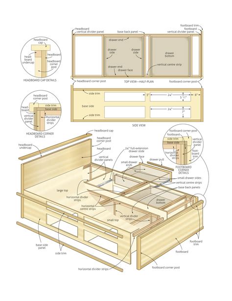 Thank you for reading our project about storage twin bed plans and we recommend you to check out the rest of the projects. Twin Bed Frame With Storage Plans - Selection of ...