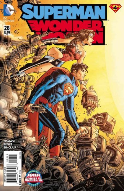 Superman Wonder Woman 2013 28 Variant John Romita Jr Cover Duncanville Bookstore Comics