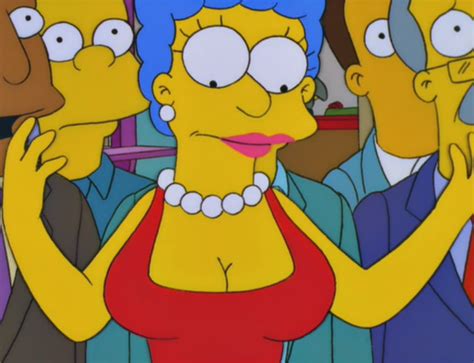 Marge Simpson Cartoon Mom Simpsons Characters