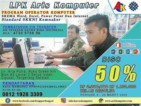 Untuk para teman lpk yang membutuhkan silabus operator komputer 160 jam. Iklan Operator Komputer - Indosat Hutchison 3 Indonesia ...