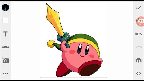 Sketch Tutorial 3 Color Your Own Picture Sword Kirby