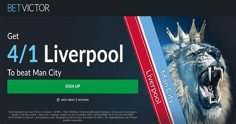 Man city vs liverpool 🙌. How To Get 4/1 Liverpool To Beat Manchester City At BetVictor - BettingPro | EN