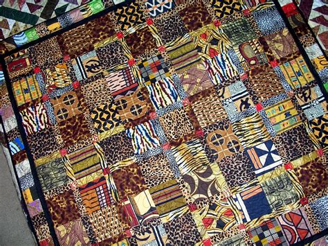 African Quilt Made Almost Exclusively From Imported Africa Flickr