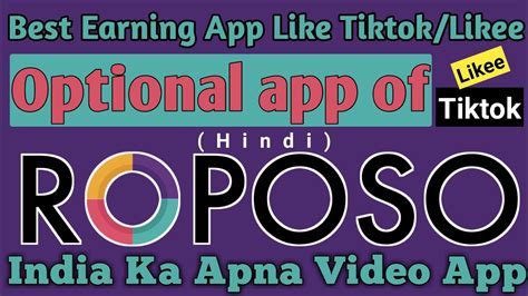 Their apps are made in india. Best Earning App Like Tiktok | Short Video Entertainment ...