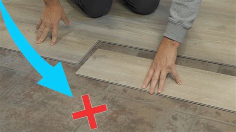 How To Install Luxury Vinyl Plank Over Tile Flooring Youtube