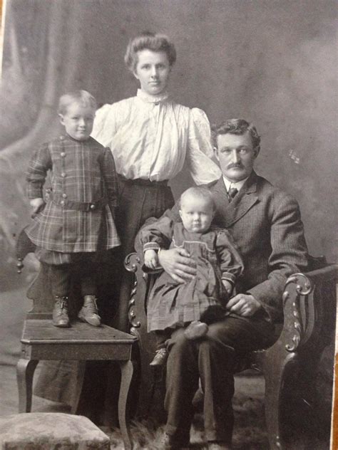 My Great Great Grandparents With Two Of Their Six Children 1860 1880
