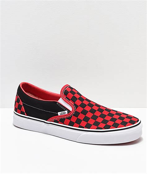 Shop over 160 top checkerboard vans and earn cash back all in one place. Vans Slip-On Black & Formula Red Checkerboard Skate Shoes ...