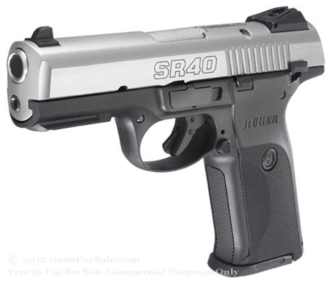 Ruger Sr40 Pistol For Sale In 40 Sandw 15 Round Magazine Adjustable
