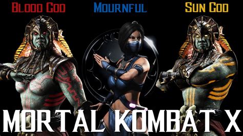 Mortal Kombat X Mobile Fw Sun God Kotal Kahn Mournful Kitana