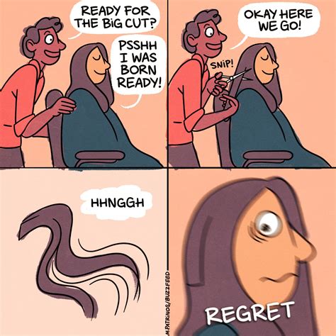 13 Comics Only People Who Have Gotten A Haircut Will Understand Funny