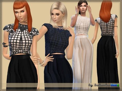 The Sims Resource Dress Female By Bukovka • Sims 4 Downloads